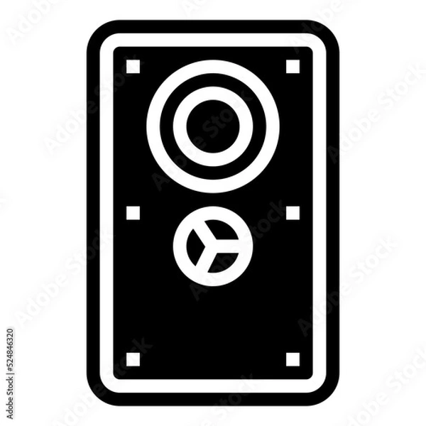 Obraz DOOR 9 glyph icon