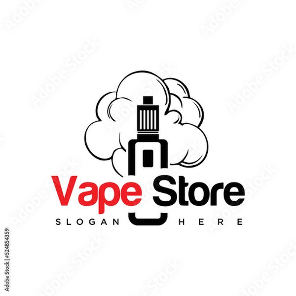 Obraz Vape Store Logo Design