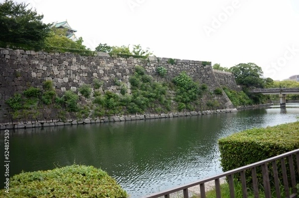 Obraz 大阪城と堀