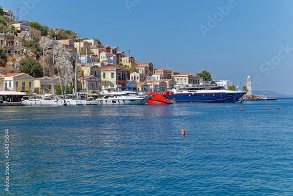 Obraz Beautiful Lindos in Greece
