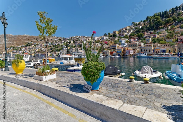 Obraz Beautiful Lindos in Greece
