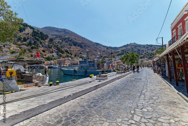 Obraz Beautiful Lindos in Greece
