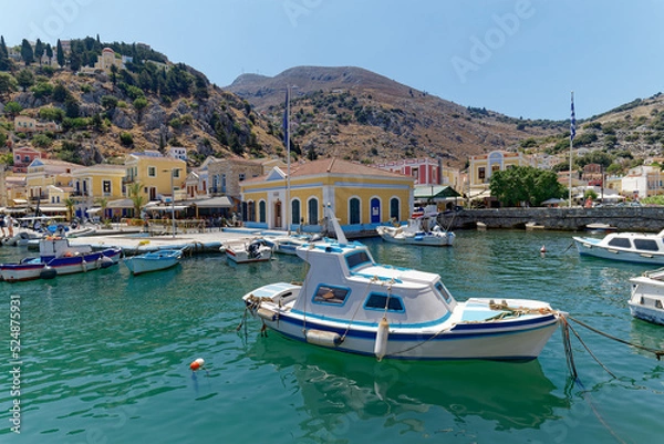 Obraz Beautiful Lindos in Greece
