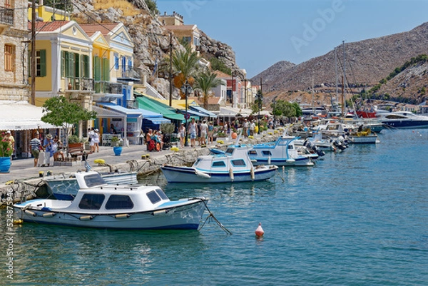 Obraz Beautiful Lindos in Greece
