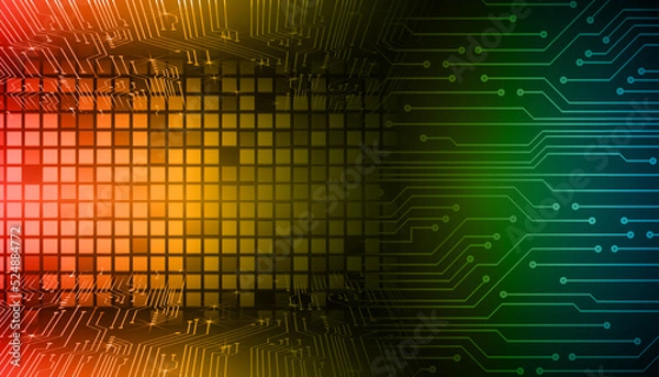 Fototapeta cyber circuit future technology concept background