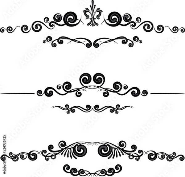 Obraz Text Divider set