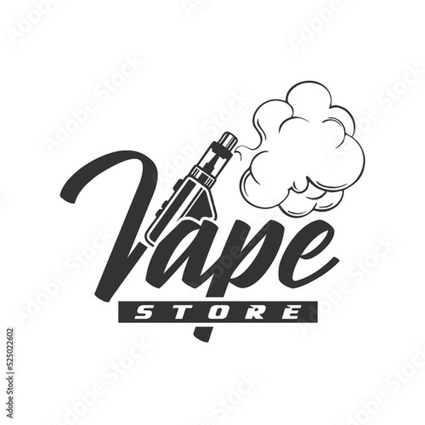 Obraz Vape Store Logo Design