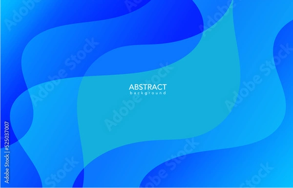 Fototapeta Abstract blue wave background