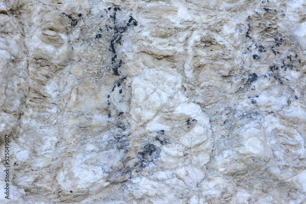 Fototapeta gray and white marble wall isolated, close-up