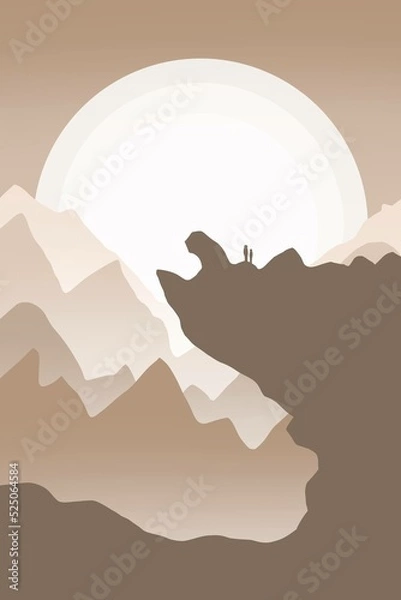 Obraz landscape with mountains