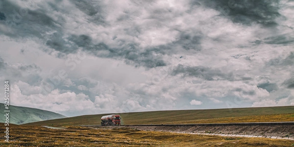 Obraz Road in desert 