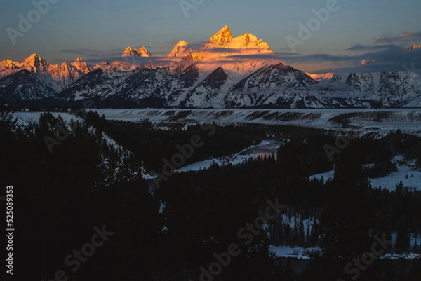 Obraz Sunrise over the Snake River