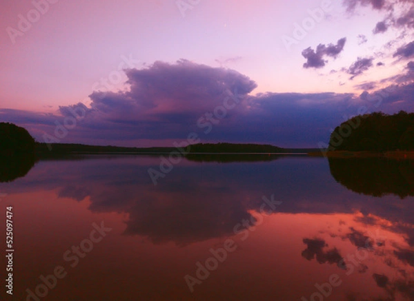 Obraz Abendrot über dem See