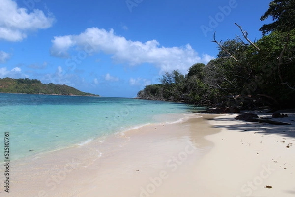 Obraz plage aux seychelles