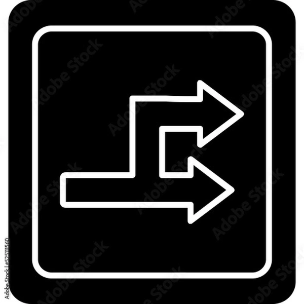 Fototapeta Bidirectional Icon