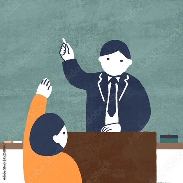 Obraz 先生と生徒