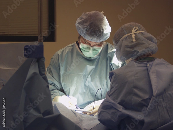 Obraz surgical team working