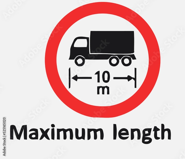 Obraz traffic signs design
