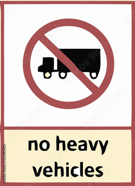 Obraz traffic signs design