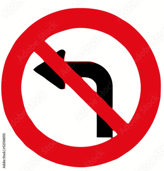 Obraz traffic signs design