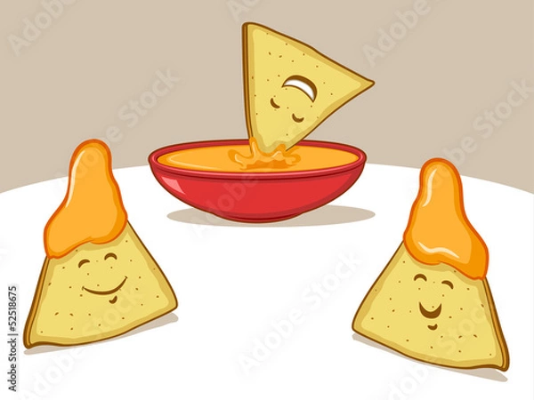 Obraz Nachos Cartoon