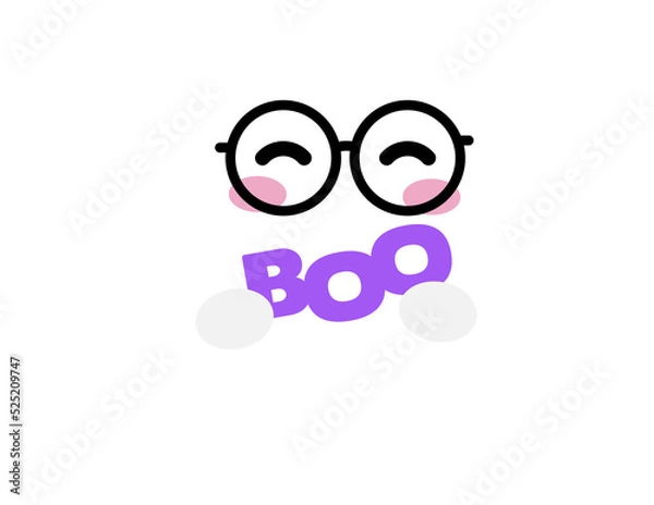 Obraz Scary and cute ghosts for Halloween