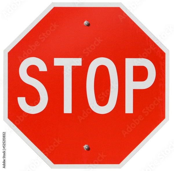 Obraz Signs: Red Stop Sign