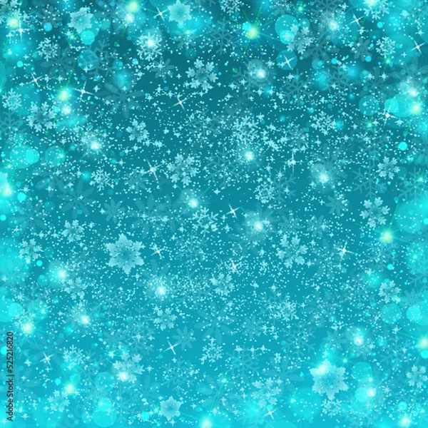 Fototapeta 雪　クリスマス　冬　背景	