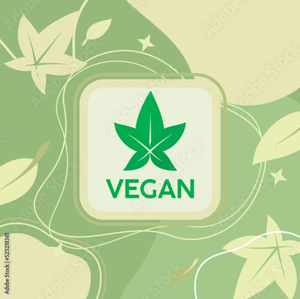Obraz world day vegetarian template design