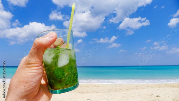 Obraz cocktail on the beach