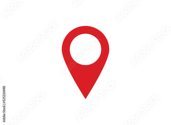 Obraz Location icon, gps marker symbol. eps 10,