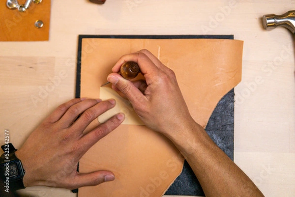 Obraz The Tools and Techniques of Leatherwork