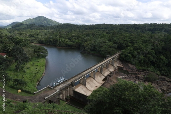 Fototapeta bridge over the river