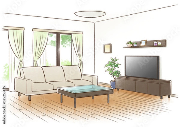 Obraz リビング