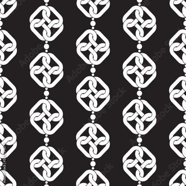 Fototapeta seamless pattern with abstract geometric shapes	