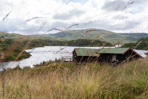 Obraz abandoned house in the mountains