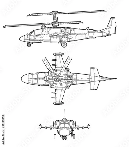 Fototapeta Helicopter