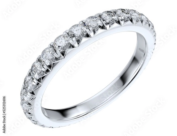 Obraz Diamond Ring Design For Women, 3D Rendering