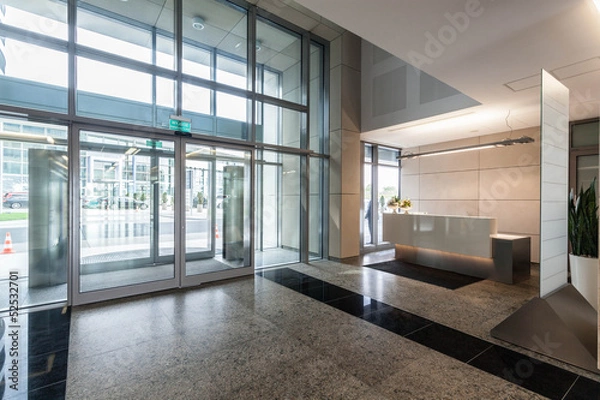 Fototapeta Recepcja w biurze