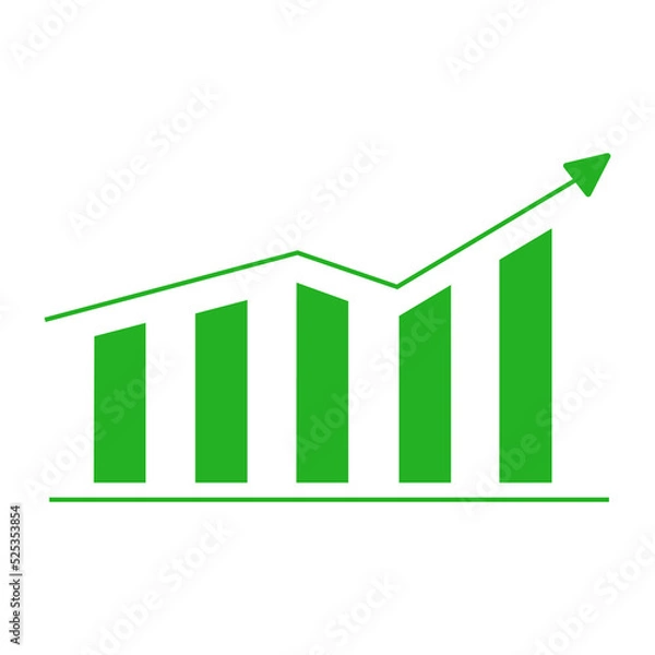 Obraz stock exchange and trading icon design element