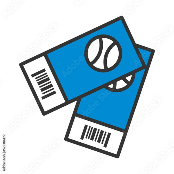 Obraz Baseball Tickets Icon
