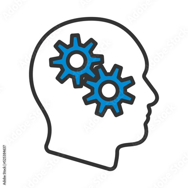 Fototapeta Icon Of Brainstorm