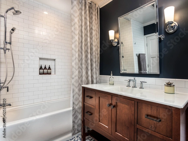 Obraz interior with shower