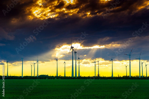 Fototapeta Windräder