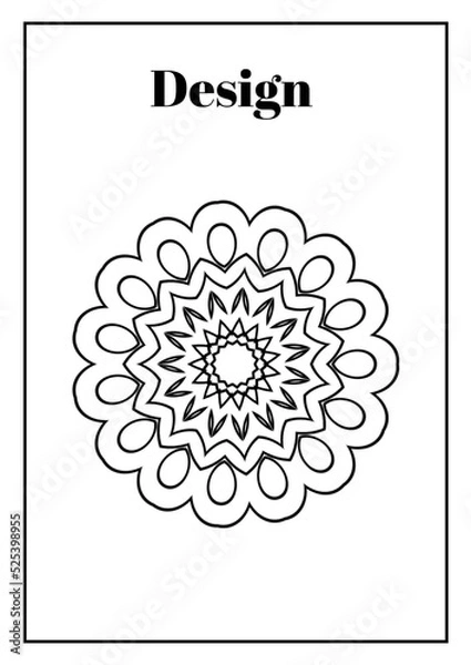 Obraz High Resolution Printable Color the Design Worksheets for Kindergarten and Preschool Kids, Drawing Practise Printable Images.