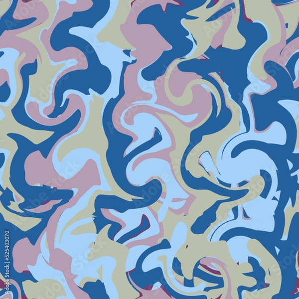 Fototapeta abstract background chaotic paint stains vector seamless pattern