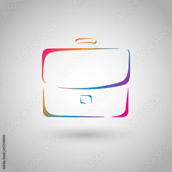 Obraz Portfolio (Vector web icon or logo template)