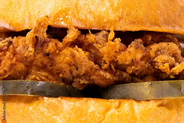 Fototapeta Fried Chicken Sandwich