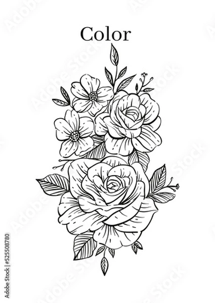 Obraz High Resolution Printable Colouring Worksheets for Kindergarten and Preschool Kids, Drawing Practise A4 Printable Designs.