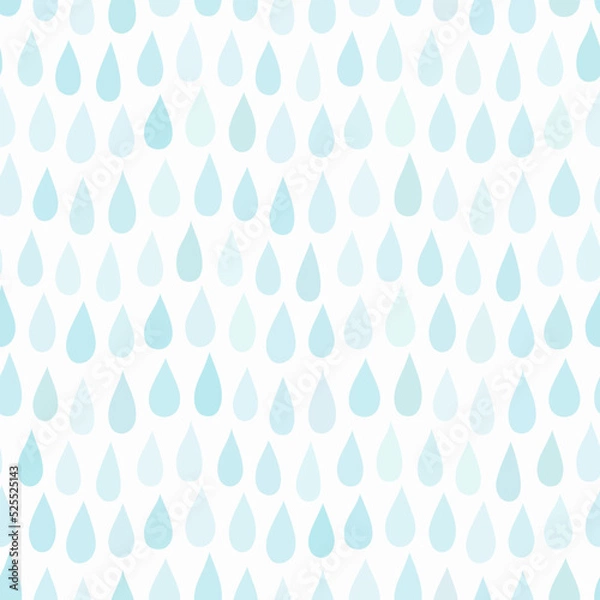 Fototapeta Seamless pattern with drops